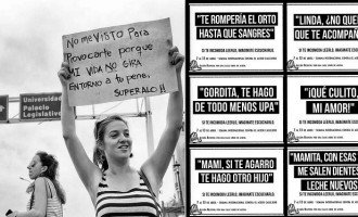 Ey vos, escucha bien: Tu “piropo” me acosa