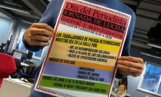 Jornada de lucha por el Día del Periodista