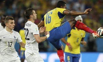 Ecuador no pasó del empate con Francia y quedó fuera del Mundial