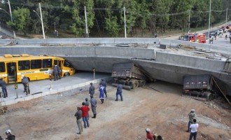 Tres días de duelo por el derrumbe del viaducto en Belo Horizonte
