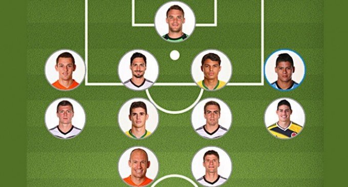 ¿Cuál fue el equipo ideal del Mundial para la FIFA?