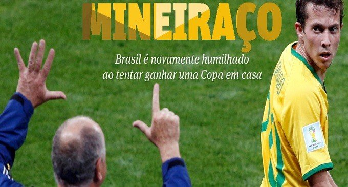 Cómo reflejaron los diarios de Brasil la tremenda derrota de su selección