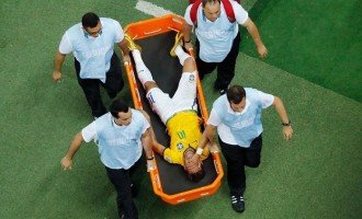 Neymar afuera del Mundial por fractura de vertebra lumbar