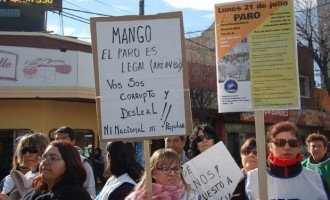 Paro Docente y movilizaciones en diferentes ciudades de Río Negro