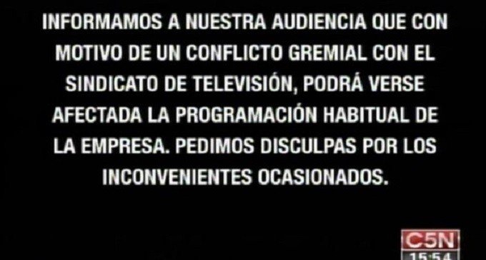 C5N no acata la conciliación obligatoria