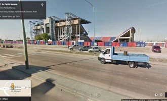 Canchas de fútbol argentino en Google Street View