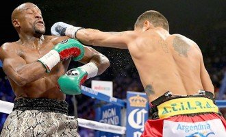 Maidana fue inferior y no pudo con Mayweather