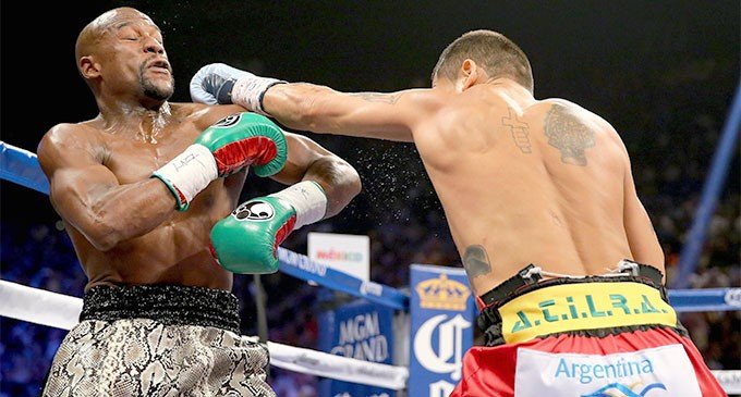 Maidana fue inferior y no pudo con Mayweather