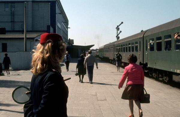 1980. Estación de trenes de Halberstadt