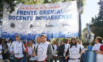 Paro de docentes bonaerenses el 11 y 12 de noviembre