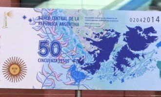 A partir de marzo circulará el billete de 50 pesos con motivo de Malvinas