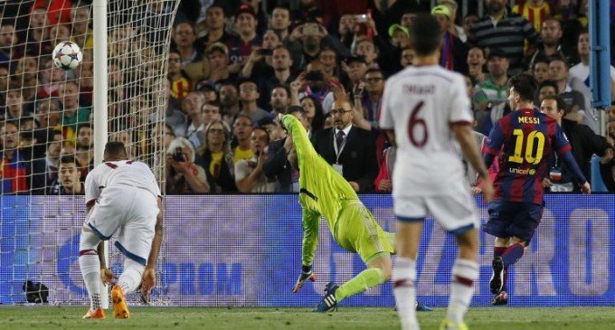 Los diez mejores goles de la Champions 2015