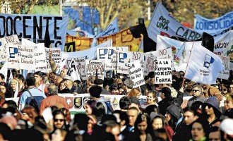 Nueva movilización docente en Chile tras 33 días de paro