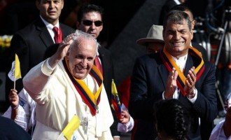 Ecuador: Comenzó la gira del papa Francisco por América Latina