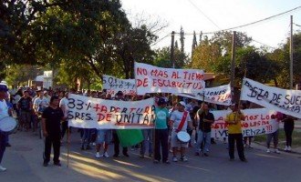 Chaco, entre el paro docente y la represión a los tanineros
