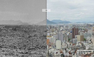 Las imágenes de Hiroshima ayer y hoy