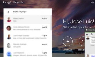 Ahora se puede usar Hangouts en la web sin tener que abrir el mail