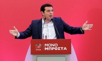 Alexis Tsipras expone parte del nuevo programa de Syriza
