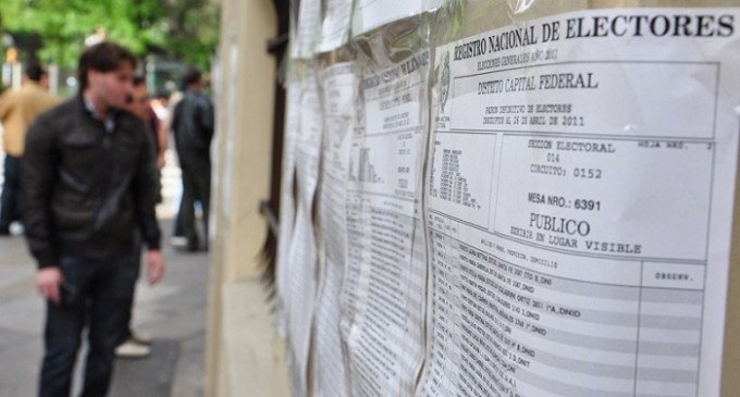Averiguá donde votás el domingo