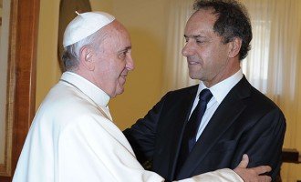 Daniel Scioli: con Francisco, contra el aborto legal