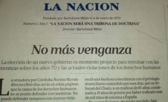 El repugnante editorial de La Nación