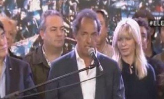 Daniel Scioli: “La gente ha elegido por más de la mitad de los votos a la alternancia”
