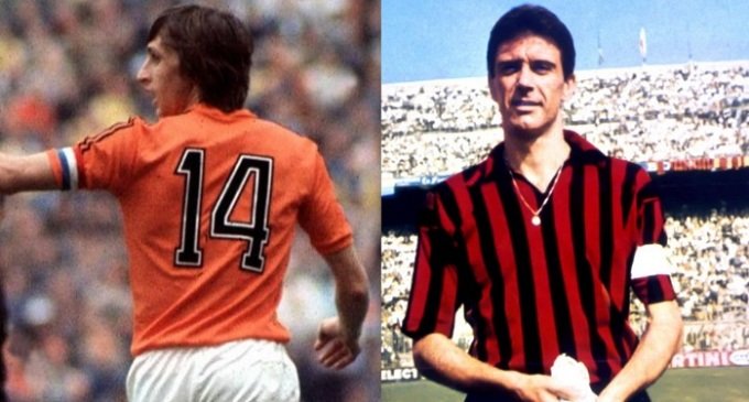 Cruyff y Maldini: dos estilos de juego