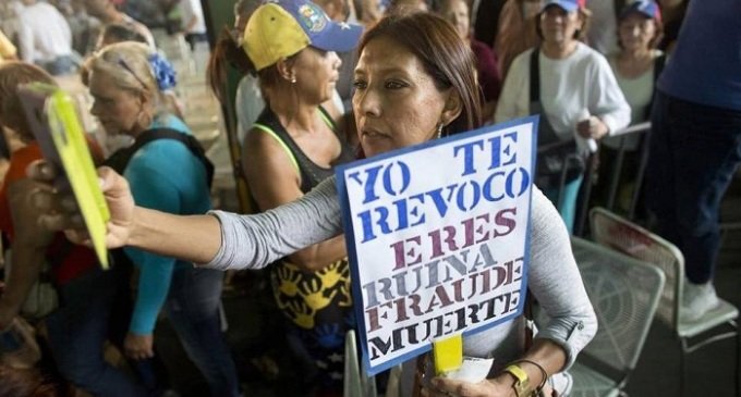 Referendo revocatorio y el documento que revela la injerencia de EEUU en Venezuela