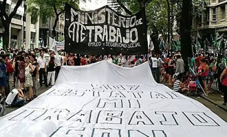 Paro nacional de trabajadores del Ministerio de Trabajo