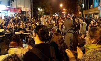 Intentaron desalojar las clases públicas de la Facultad de Filosofía y Letras de la UBA