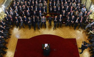 Macri: con los empresarios, contra la Ley Antidespidos
