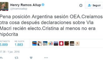 Oposición venezolana furiosa con Macri