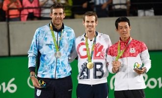 Delpo se subió a la cima del tenis olímpico argentino