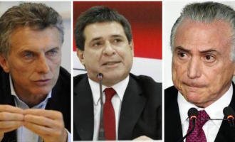 Macri, Temer y Cartes suspenden a Venezuela del Mercosur