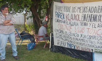 Huelga de hambre para decirle basta a la contaminación de Klaukol
