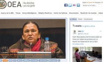 El secretario general de la OEA exige la “inmediata liberación” de Milagro Sala
