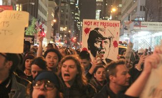 #NotMyPresident: continúan las protestas contra Donald Trump