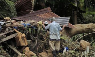 El huracán Otto destruyó el norte de Costa Rica