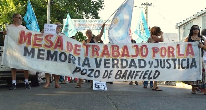 Exigen la apertura del Espacio de Memoria en el ex pozo de Banfield
