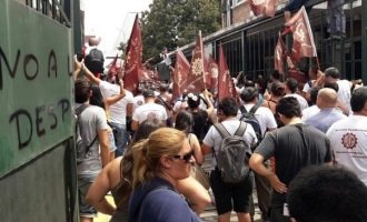 Los 250 despedidos de Banghó ocuparon la planta de Vicente López