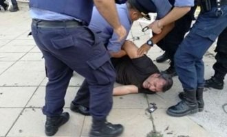 Dirigente de ATE Río Negro detenido durante repudio a la visita de Macri