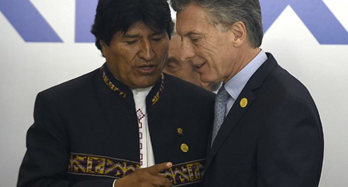 Evo en defensa de la “Patria Grande” contra la reforma migratoria de Macri