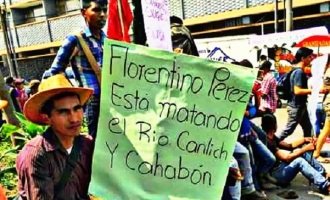 Guatemala: protesta contra hidroelécticas del presidente del Real Madrid