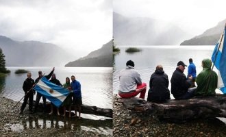 FIPCA marchó al Lago Escondido contra la “privatización” ilegal de Lewis