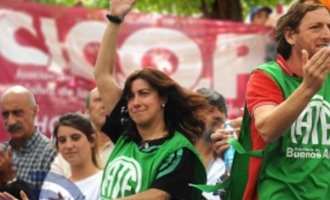 Paro de gremios bonaerenses contra el techo salarial de María Eugenia Vidal