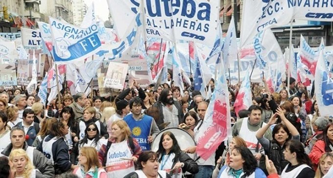 Plan de lucha docente en todas las jurisdicciones