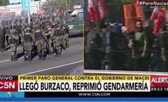 Cortes en accesos a la ciudad y represión en Panamericana