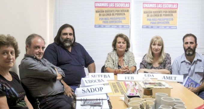 Docentes bonaerenses rechazan las “migajas” de Vidal