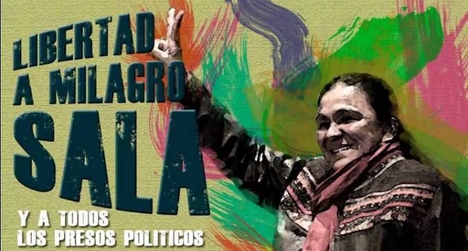 Marcha de antorchas por la libertad de Milagro Sala