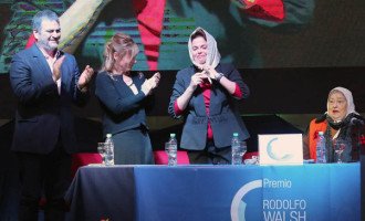 Dilma Rousseff recibió el premio Rodolfo Walsh en La Plata